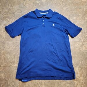 Robert Graham Polo Shirt Mens 2XLT Blue Short Sleeve Skull Classic Preppy
